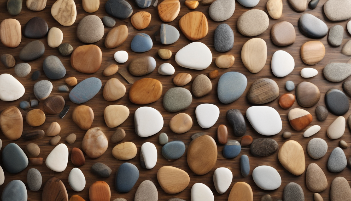 Pebble Inlay Techniques in Timber Furniture - a guide to creating unique and beautiful pebble-inlaid wooden surfaces for furniture